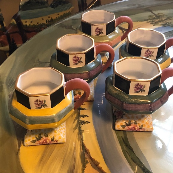 MacKenzie-Childs Other - Mackenzie Childs Mugs 5 Total